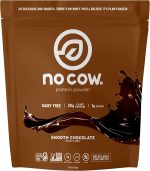 No Cow Vegan Protein Powder, Vanilla, 22g Plant Based Protein, Recyclable Aluminum Container & Scoop, Non Dairy, Soy Free, Low Sugar, Low Net Carb, Gluten Free, Naturally Sweetened, Non GMO, Kosher